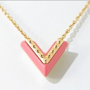 Louis Vuitton "V" Necklace